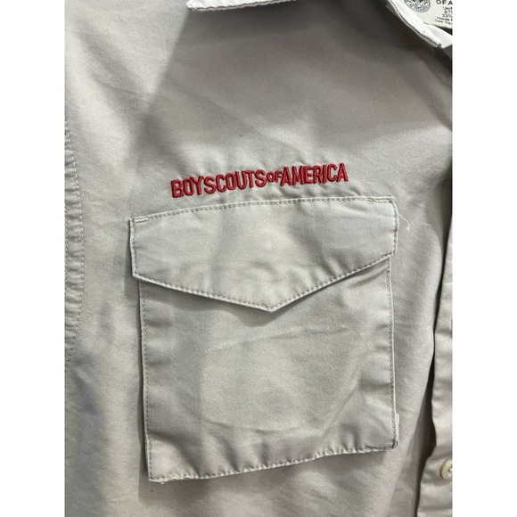 Vintage Boy Scouts Of America Uniform Shirt With‎ Patches Size Large - Picture 3 of 7